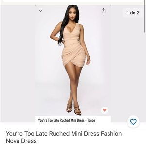 You’re too late fashion nova dress